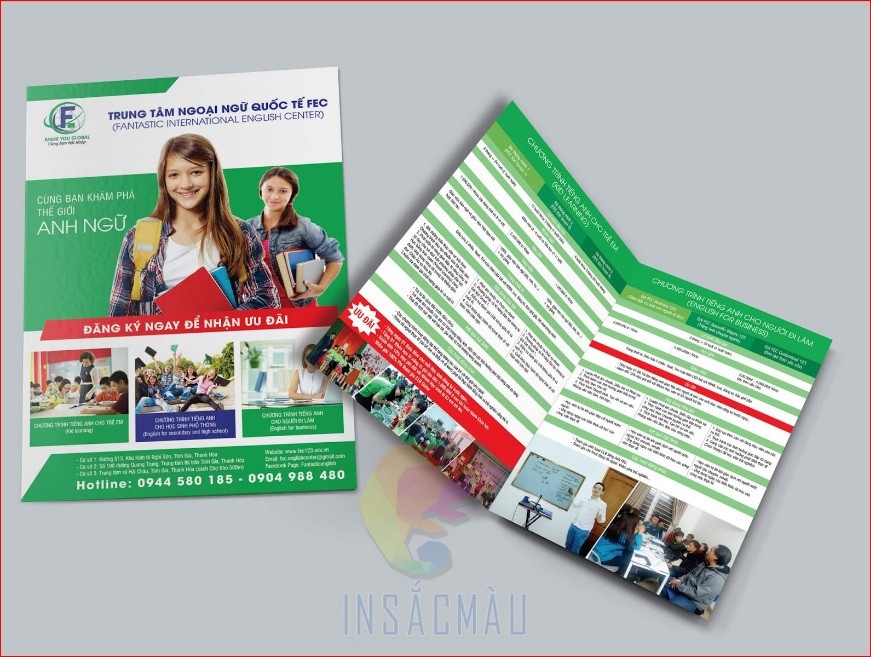 22+ Mẫu brochure trung tâm tiếng Anh ấn tượng, chuyên nghiệp 17 Mẫu brochure trung tâm Anh ngữ quốc tế