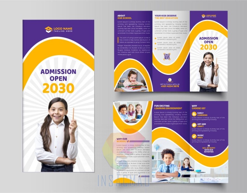 22+ Mẫu brochure trung tâm tiếng Anh ấn tượng, chuyên nghiệp 21 Mẫu brochure trung tâm Anh ngữ cho trẻ