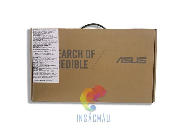 Mẫu hộp carton đựng laptop có quai