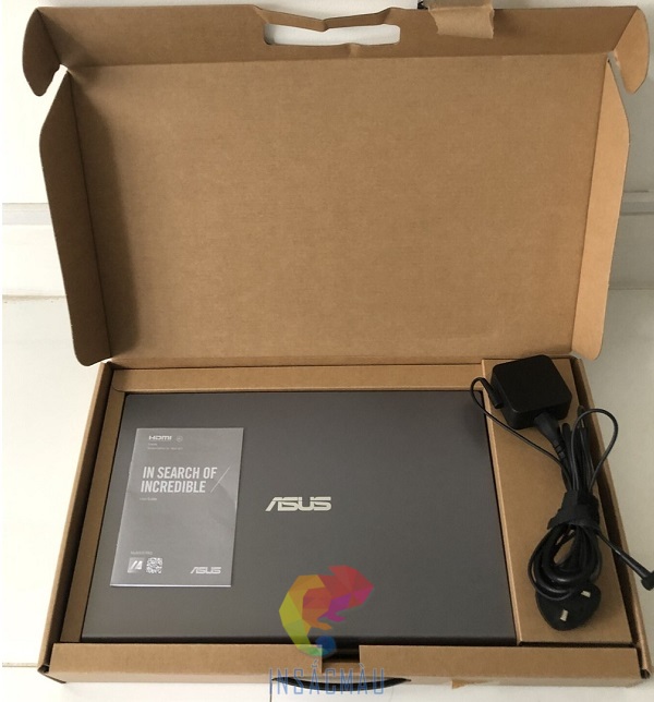 Mẫu hộp carton đựng laptop có khay đựng phụ kiện