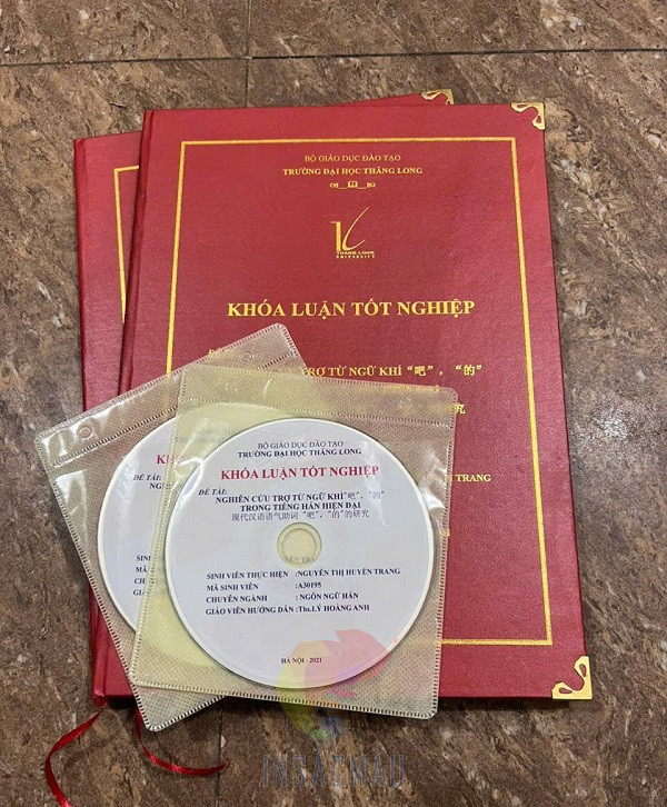 Mẫu luận văn kèm CD