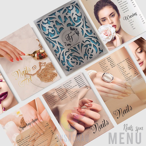 Mẫu nails spa thiết kế đẹp