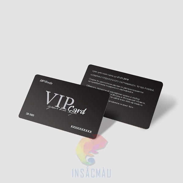 Mẫu thẻ hội viên VIP đẳng cấp