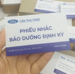 In Thẻ Nhắc Bảo Dưỡng