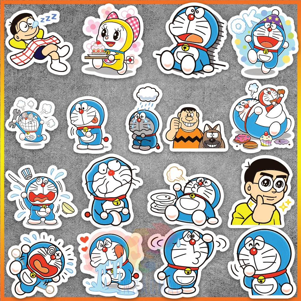 55+ Mẫu Sticker Doraemon Cute, Đáng Yêu 44 Các mẫu sticker doraemon và bạn bè