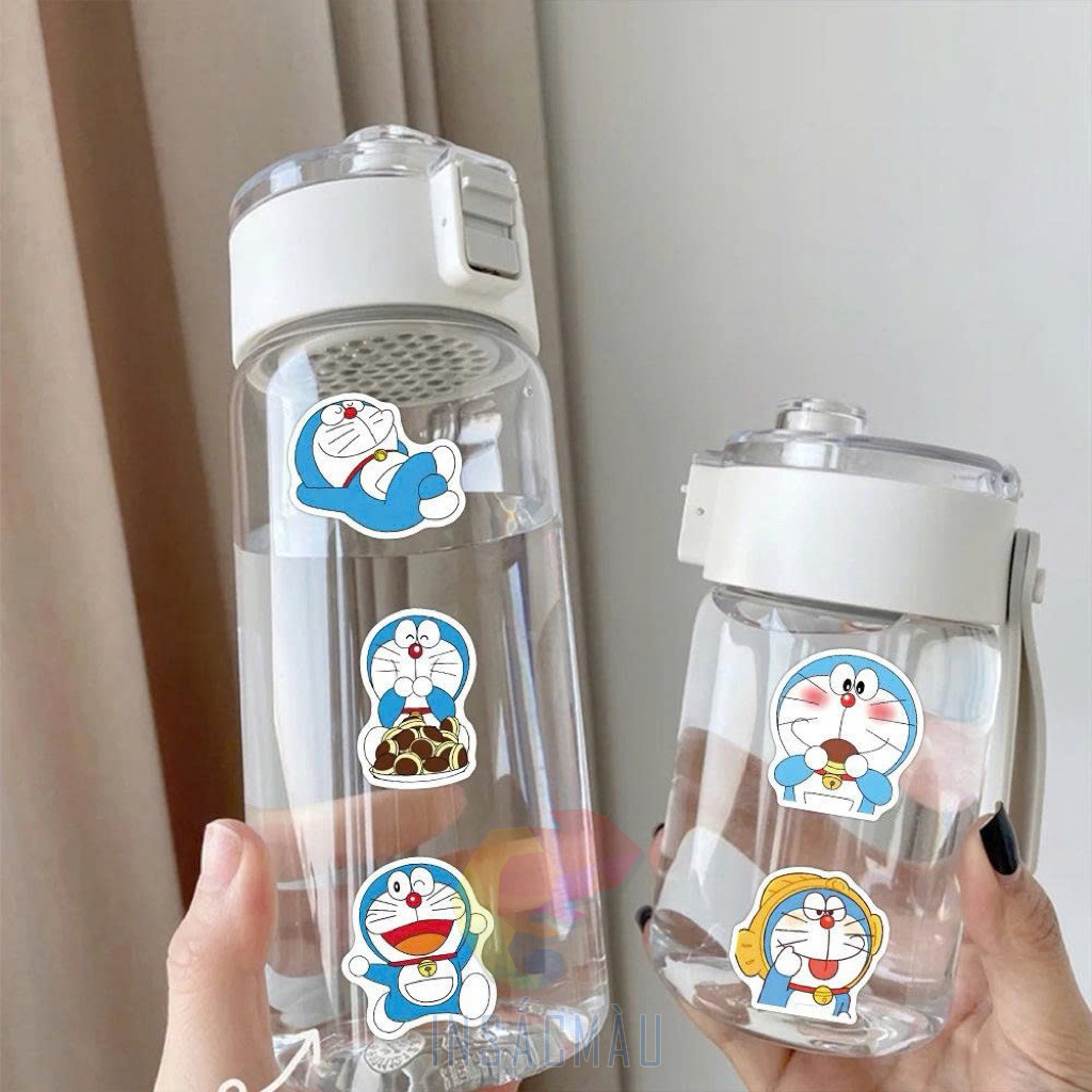 55+ Mẫu Sticker Doraemon Cute, Đáng Yêu 34 Mẫu sticker doraemon dán bình nước