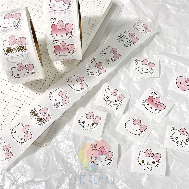 Mẫu sticker hello kitty đẹp