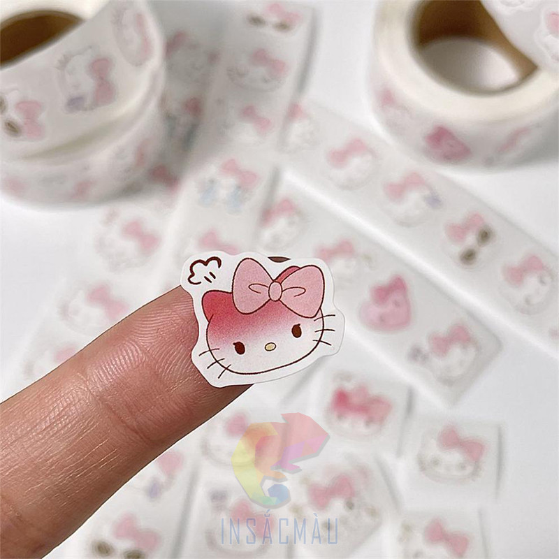 Mẫu sticker hello kitty dễ thương