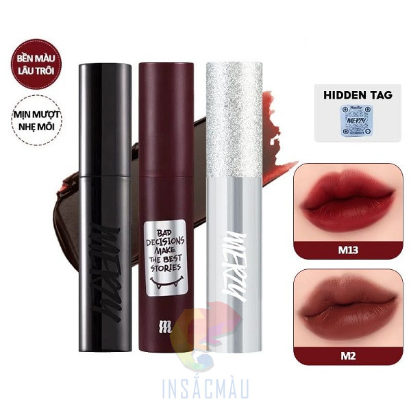 Mẫu tem nhãn hiệu dán thân son môi