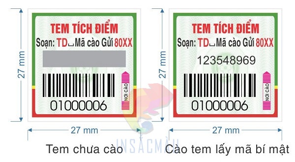 In Tem Tích Điểm