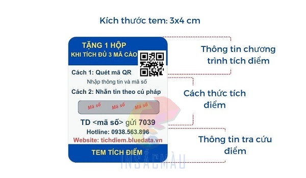 In Tem Tích Điểm