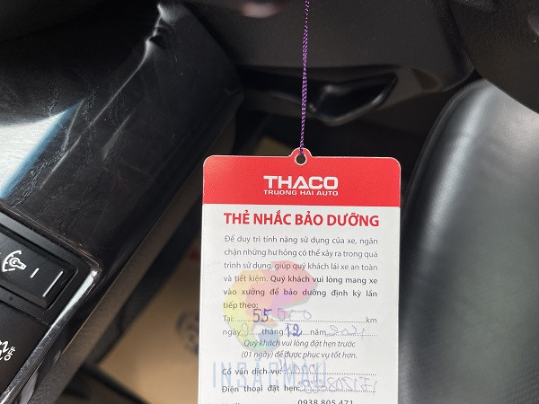 In Thẻ Nhắc Bảo Dưỡng 22 Mẫu thẻ nhắc bảo dưỡng xe của Thaco