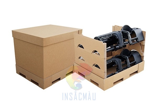 Mẫu thùng carton có vách ngăn cho ngành cơ khí