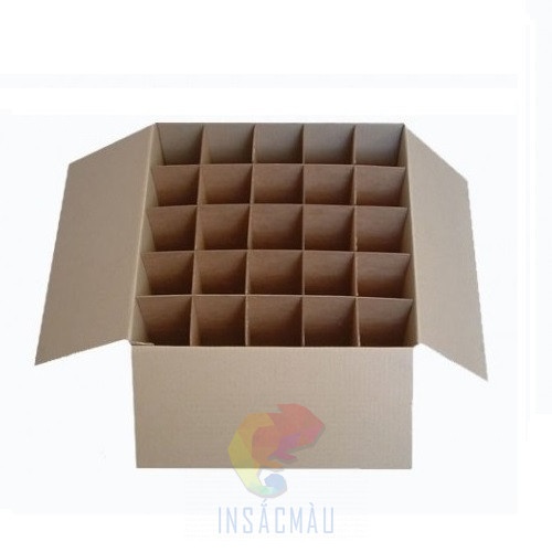 Mẫu thùng carton có vách ngăn