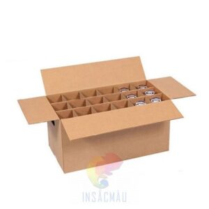 Thùng Carton Có Vách Ngăn