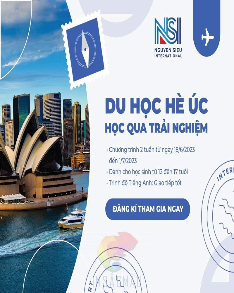 36+ Mẫu Tờ Rơi Du Học Đẹp, Thiết Kế Sáng Tạo, Chuyên Nghiệp 33 Mẫu tờ rơi du học hè Úc