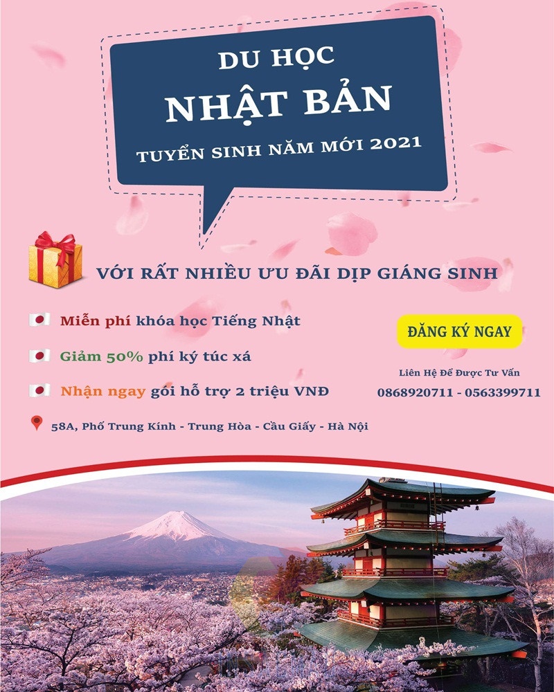 36+ Mẫu Tờ Rơi Du Học Đẹp, Thiết Kế Sáng Tạo, Chuyên Nghiệp 31 Mẫu tờ rơi tuyển sinh du học Nhật Bản