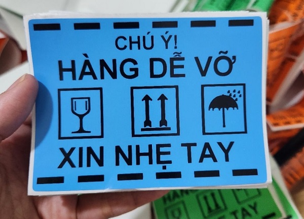 Ứng dụng của tem hàng dễ vỡ trong các ngành nghề