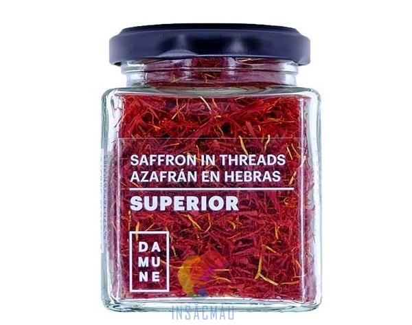 Mẫu tem nhãn saffron bằng decal nhựa trong