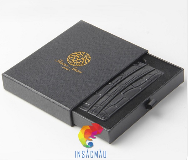 Quy cách sản xuất hộp giấy in logo tại xưởng In Sắc Màu