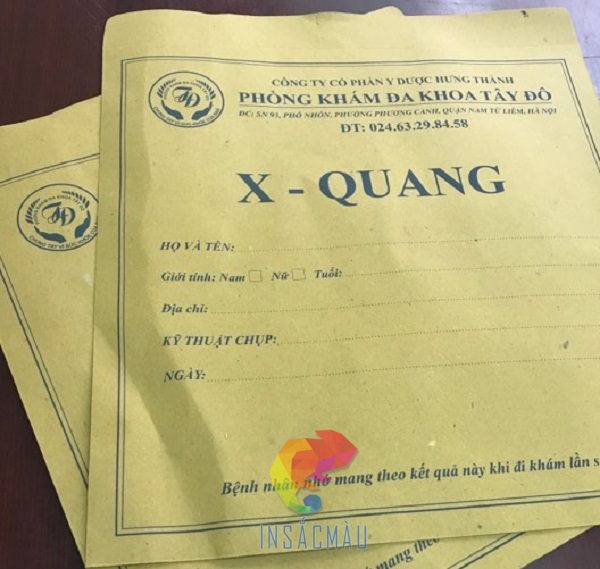 Bao Thư X Quang 18 Mẫu bao thư X quang thiết kế, in ấn theo yêu cầu