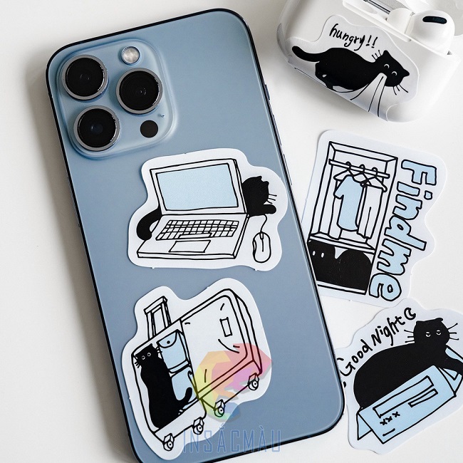 Mẫu sticker dán điện thoại