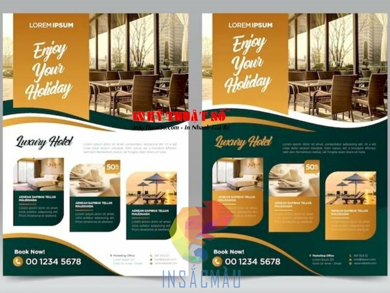 30+ Mẫu Tờ Rơi Khách Sạn Chuyên Nghiệp, Thiết Kế Sang Trọng 17 Mẫu tờ rơi khách sạn phong cách hiện đại