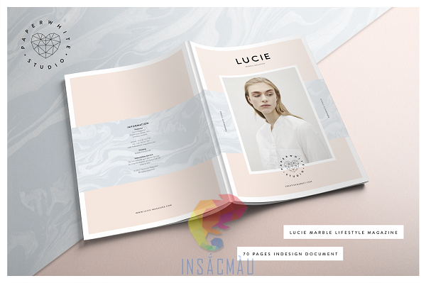 Mẫu catalogue thời trang dáng đứng