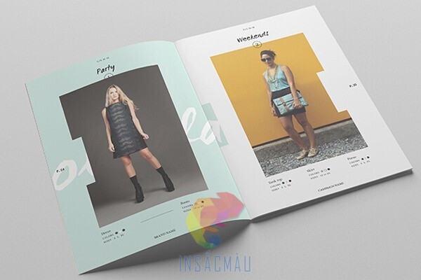 Mẫu catalogue thời trang cao cấp