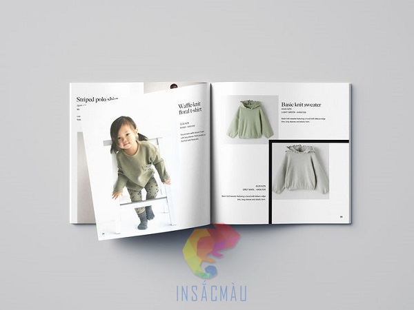 Mẫu catalogue thời trang hình vuông độc đáo