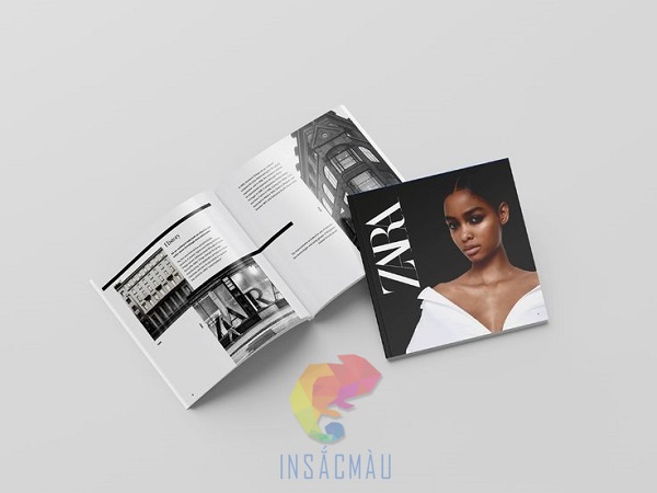 Mẫu catalogue thời trang tone trắng đen bắt mắt