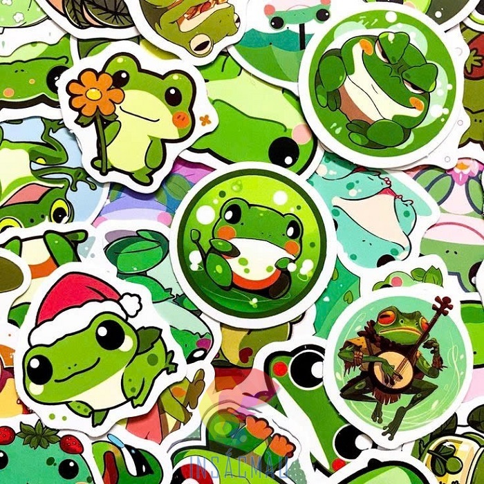 50+ Mẫu Sticker Ếch Xanh Cute, Hài Hước, Đáng Yêu