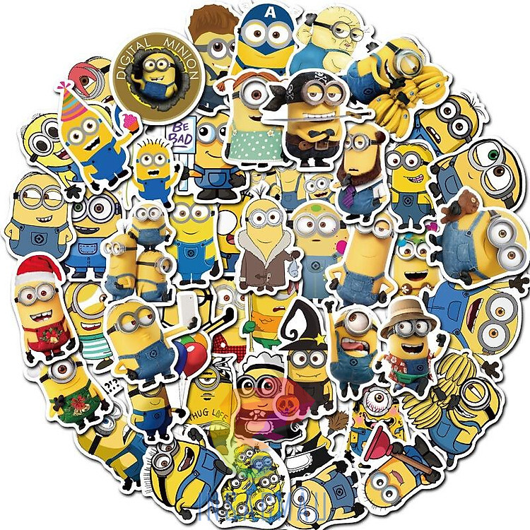 30+ Mẫu Sticker Minion Cute, Hài Hước, Đáng Yêu