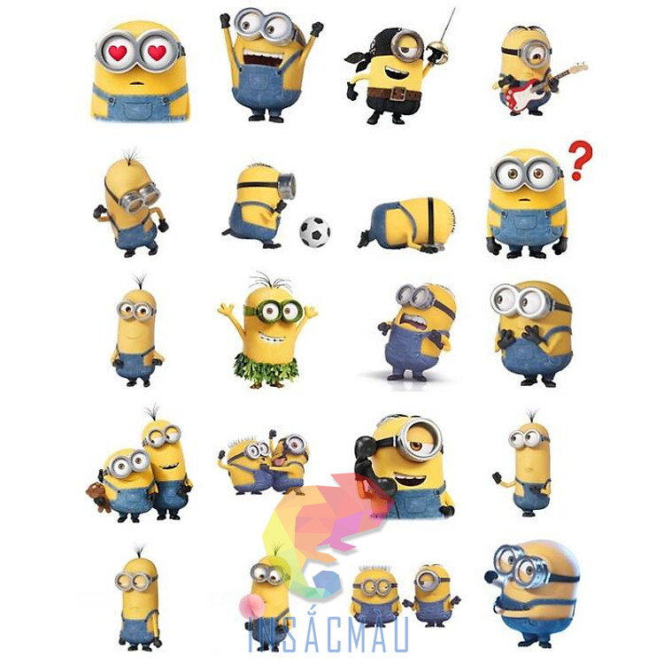 30+ Mẫu Sticker Minion Cute, Hài Hước, Đáng Yêu