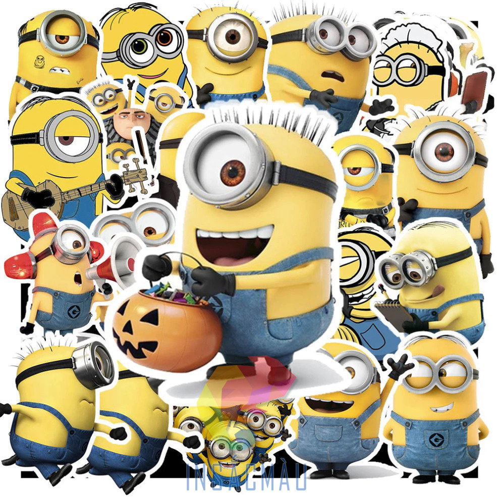 30+ Mẫu Sticker Minion Cute, Hài Hước, Đáng Yêu