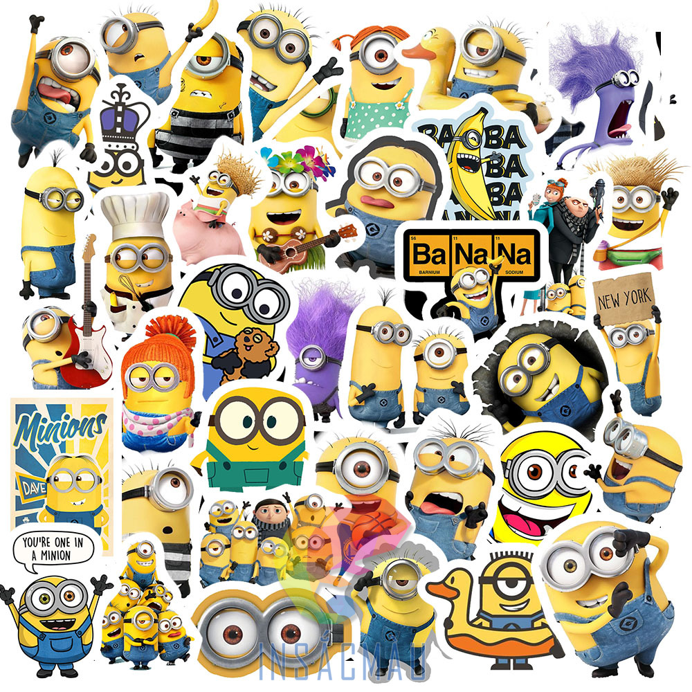 30+ Mẫu Sticker Minion Cute, Hài Hước, Đáng Yêu