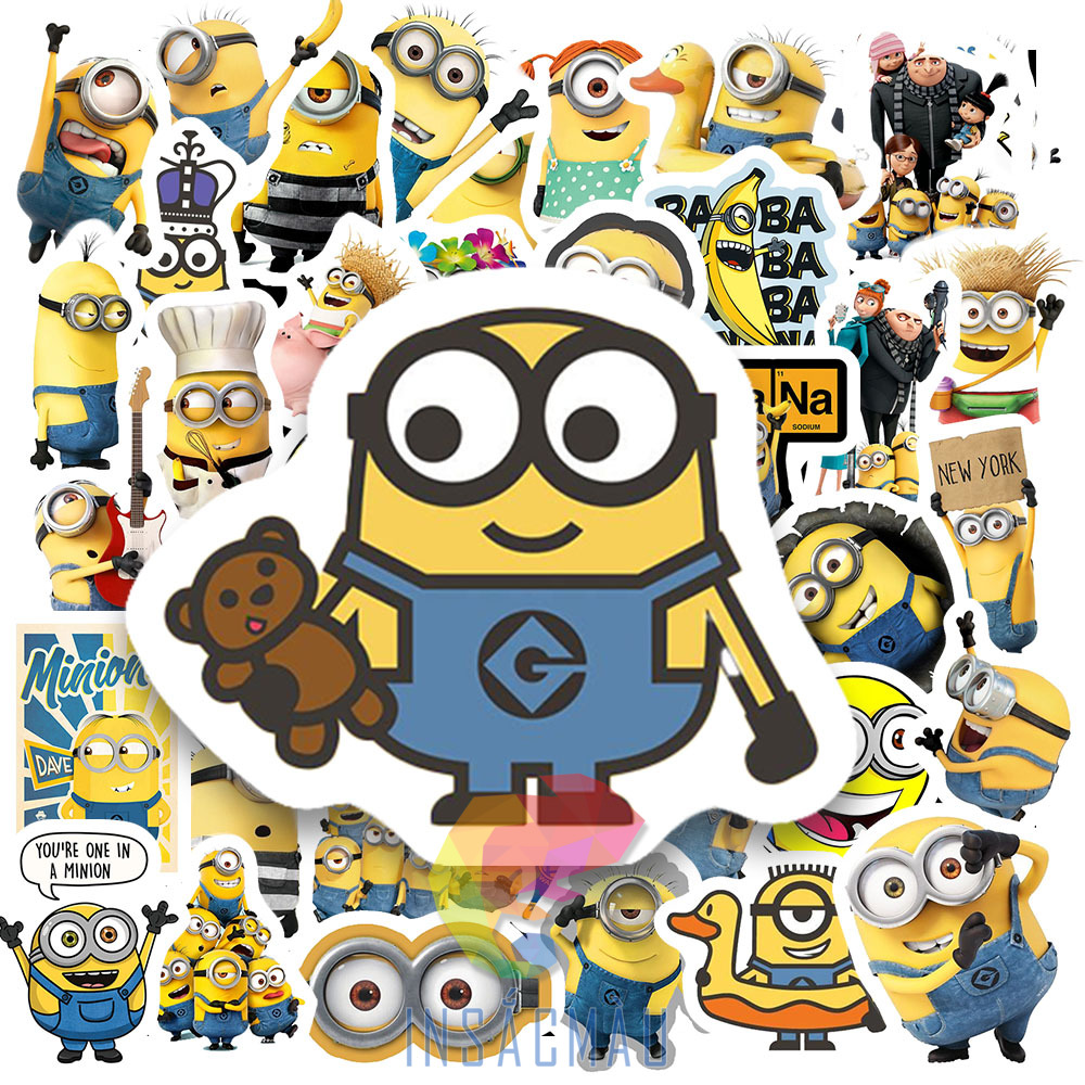 30+ Mẫu Sticker Minion Cute, Hài Hước, Đáng Yêu 58 Kích thước sticker minion