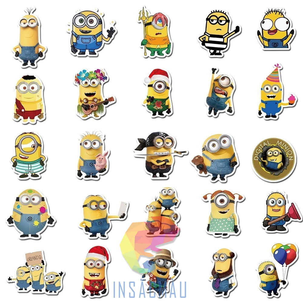 30+ Mẫu Sticker Minion Cute, Hài Hước, Đáng Yêu