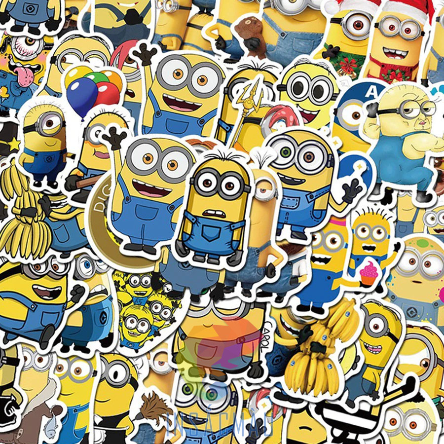 30+ Mẫu Sticker Minion Cute, Hài Hước, Đáng Yêu