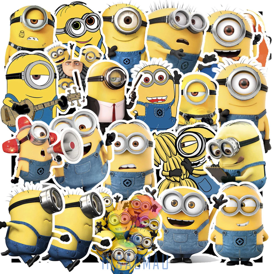30+ Mẫu Sticker Minion Cute, Hài Hước, Đáng Yêu