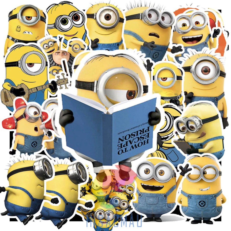 30+ Mẫu Sticker Minion Cute, Hài Hước, Đáng Yêu