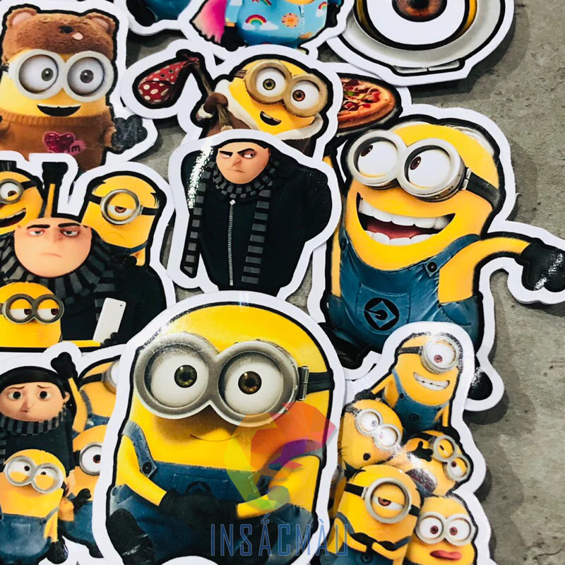 30+ Mẫu Sticker Minion Cute, Hài Hước, Đáng Yêu