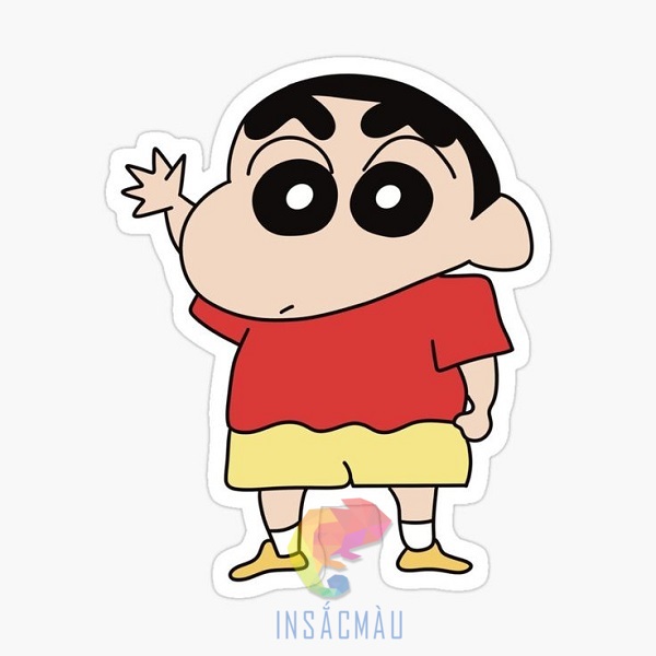 Mẫu sticker Shin biểu cảm đáng yêu
