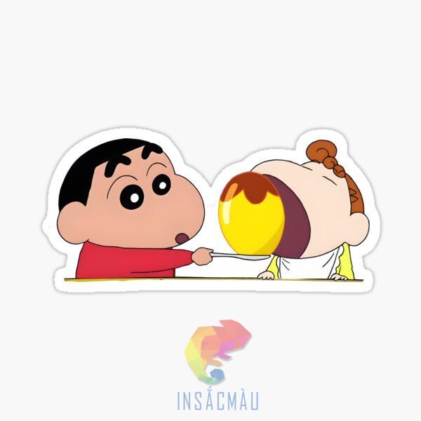 Mẫu sticker Shin cậu bé bút chì biểu cảm ngộ nghĩnh