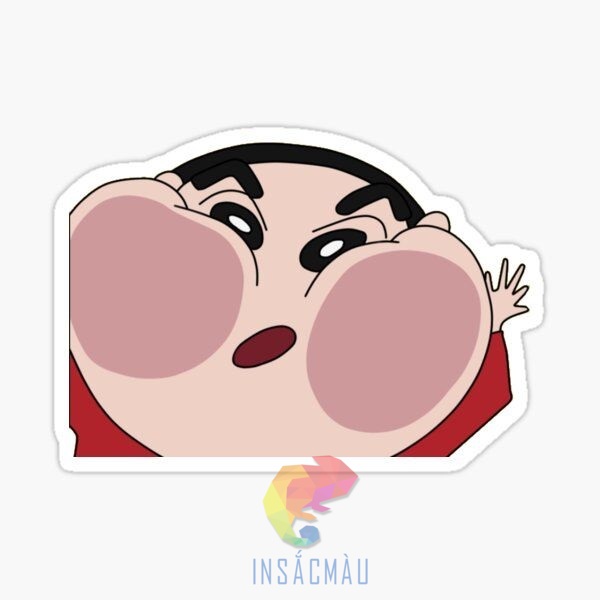 Mẫu sticker Shin cậu bé bút chì dễ thương