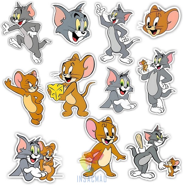 99+ Mẫu Sticker Tom And Jerry Đẹp, Độc Đáo Và Hài Hước
