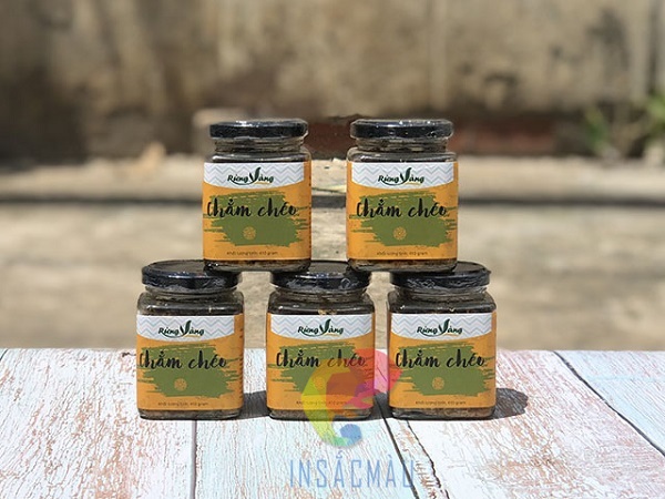 Mẫu tem nhãn chẩm chéo đẹp, thu hút