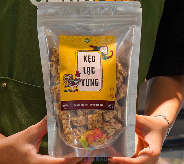 Những lưu ý khi thiết kế và in tem kẹo lạc