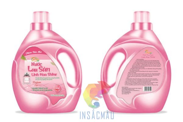 Nội dung cần có trên tem nước lau sàn