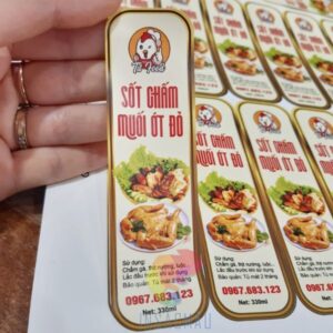 In Tem Nước Sốt